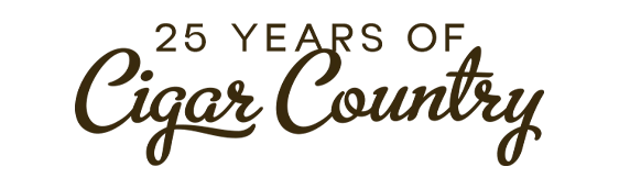 AF LOGO 25 years of CC Cigar brown