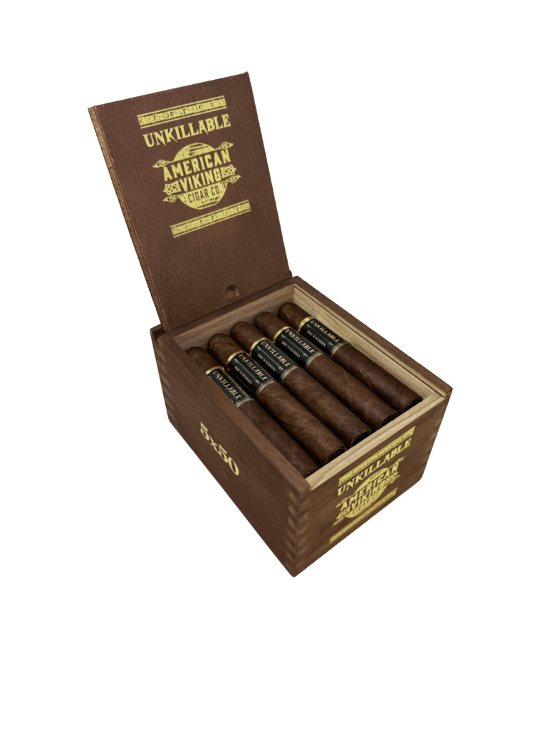 American Viking Cigars Announces Unkillable, a Full-Strength Maduro 2 American Viking Unkillable Robusto Box 1