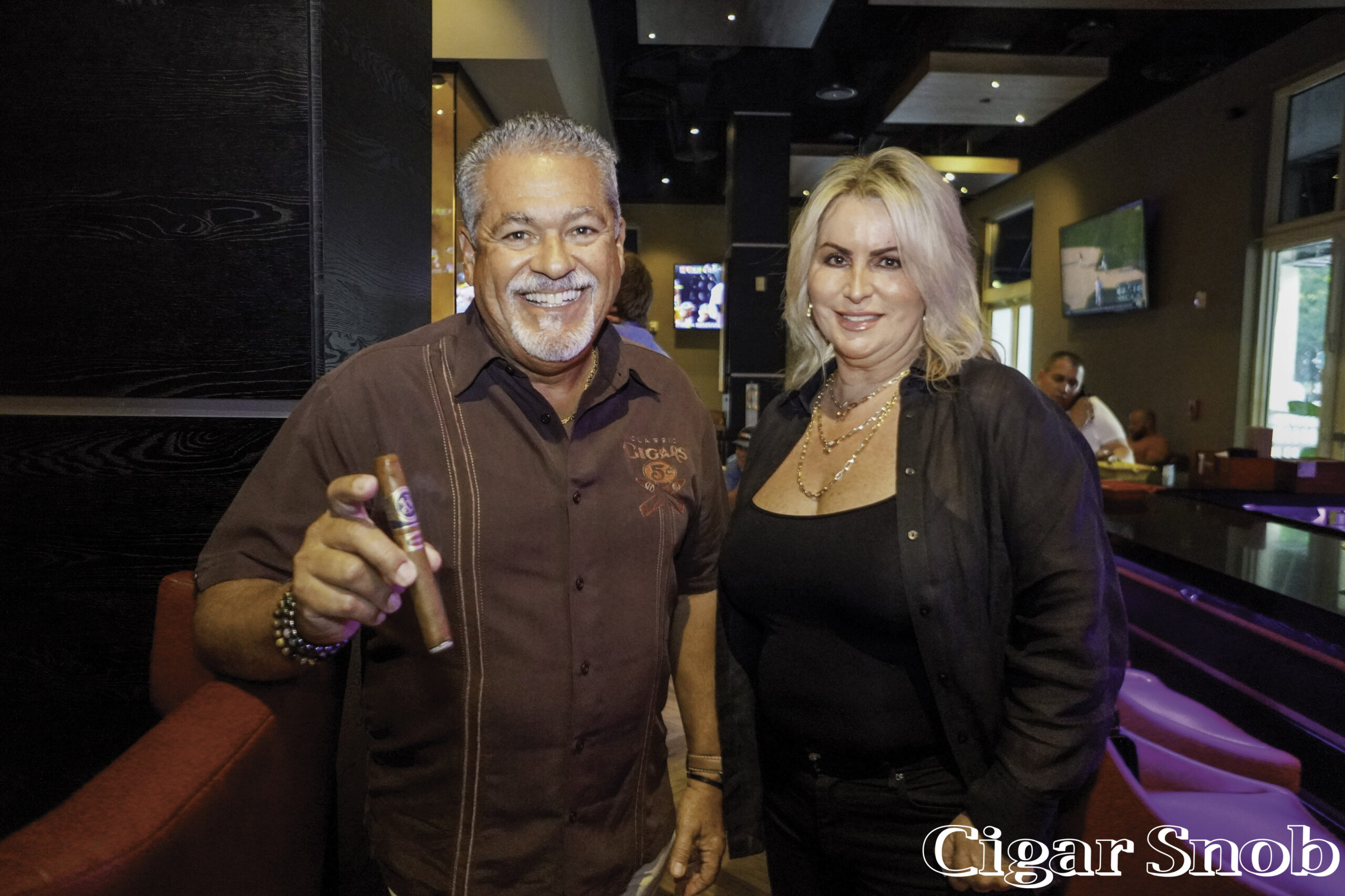 Angel Castrillon from Miami Cigar Club and Terry Lana scaled