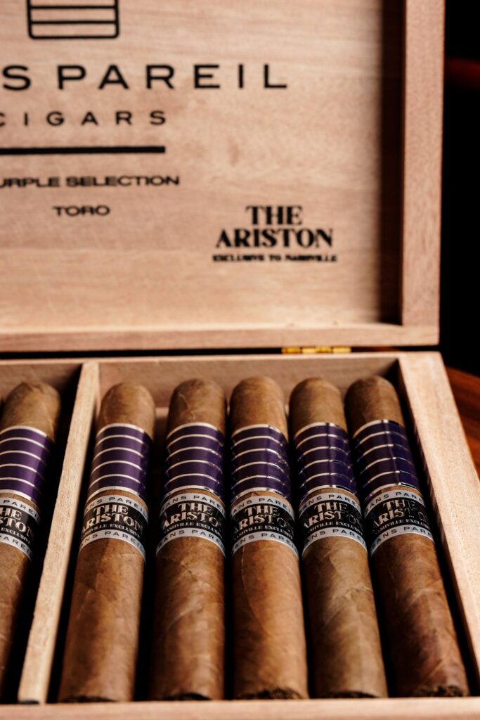 The Ariston Launches The Ariston Purple Toro Cigar with Sans Pareil 7 Ariston May2026 Preview 3