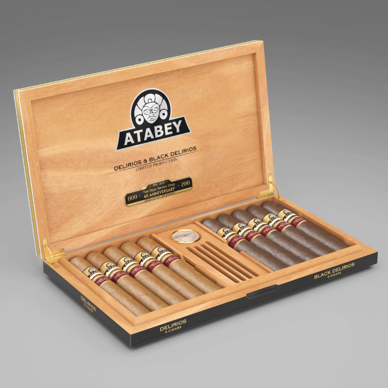 2 Guys 40th Celebration Continues with Two Atabey Limited Edition Collectors Humidors 2 Atabey Delirios Humidor