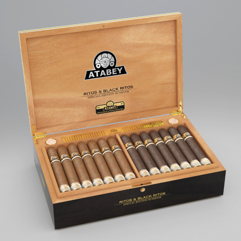 2 Guys 40th Celebration Continues with Two Atabey Limited Edition Collectors Humidors 1 Atabey Ritos Humidor