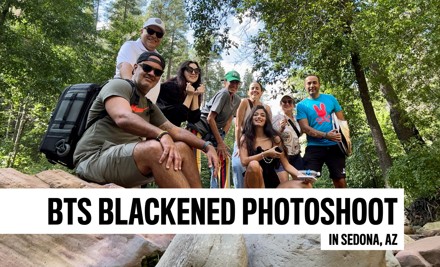 BTS Blackened Photoshoot