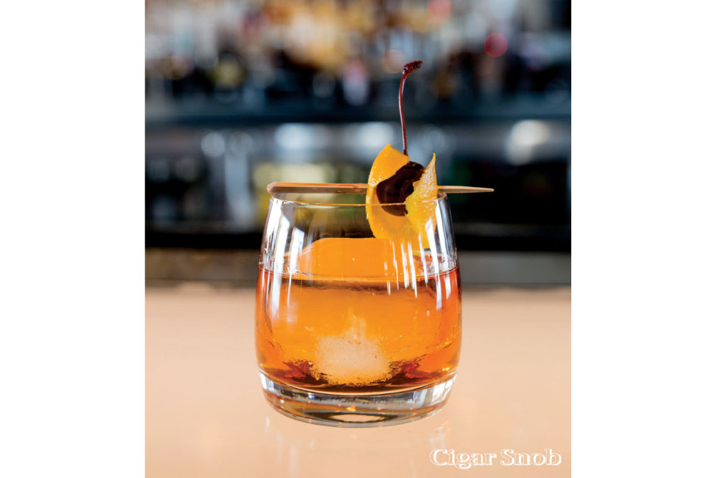 Smoking in the Valley of the Sun 11 Basil Hayden’s Old Fashioned at Talking Stick’s Orangs Sky Lounge 914x1024 1