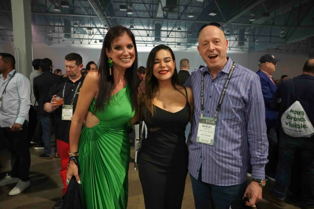 PCA Coverage - Premium Cigar Association's Annual Convention & Trade Show 3 Belkys Sanchez Francheska Reyes and Manuel Martin 2
