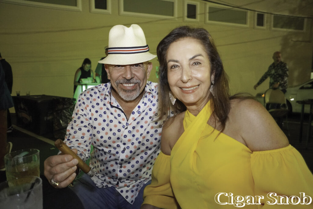 Downtown Cigar Bar 8th Year Anniversary Party 6 Bernie and Maria Rodriguez