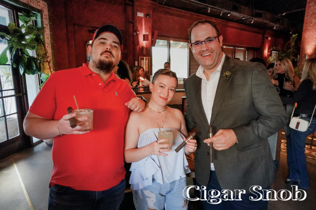 Launch of Trinidad Espiritu Series 3 at CHICA, Miami 1 Brendan and Lucia Nutt and Paul Waller