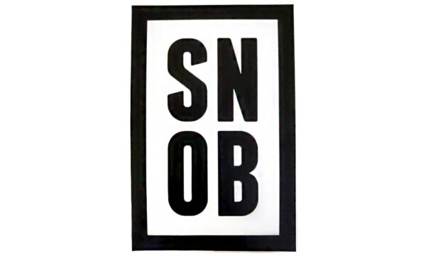 SNOB Stamp Sticker