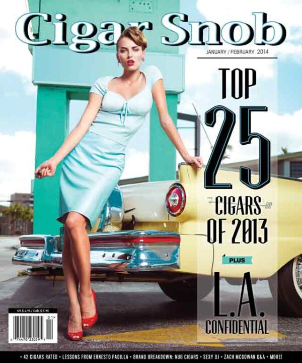 Cigar Snob Magazine January February 2014 cover