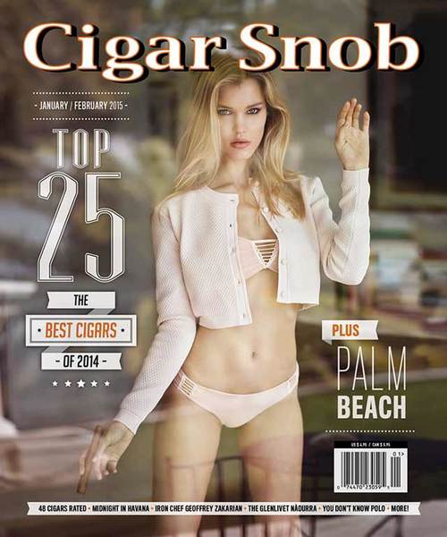 Cigar Snob Magazine January February 2015 cover