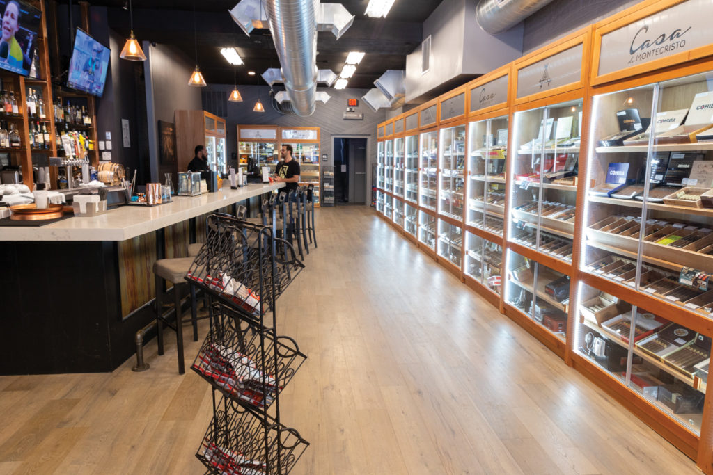Casa de Montecristo’s main retail and bar area