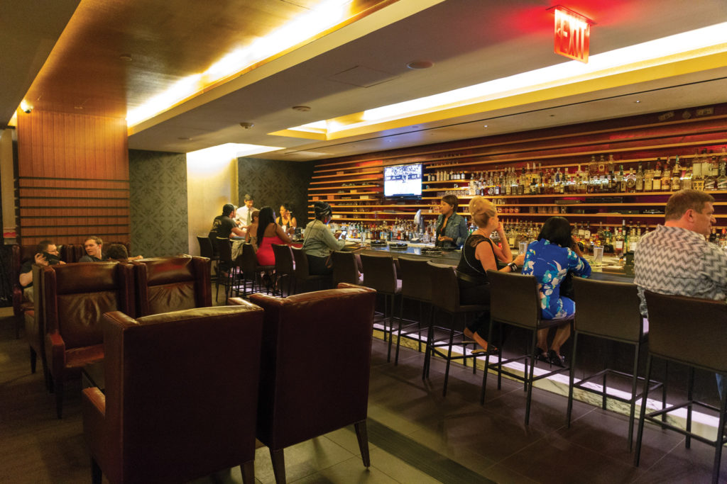 Civil Cigar Lounge, one of two places in D.C. proper where you can be served cigars, alcohol and food