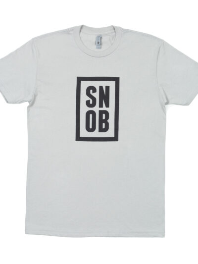 CigarSnob T-Shirt in Grey - Front