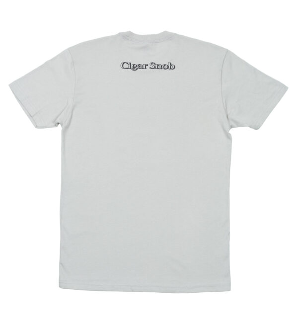 CigarSnob T-Shirt in Grey - Back