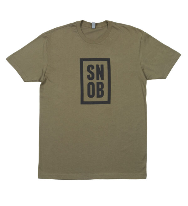 CigarSnob T-Shirt in Green - Front