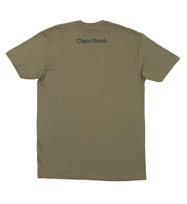 CigarSnob T-Shirt in Green - Back