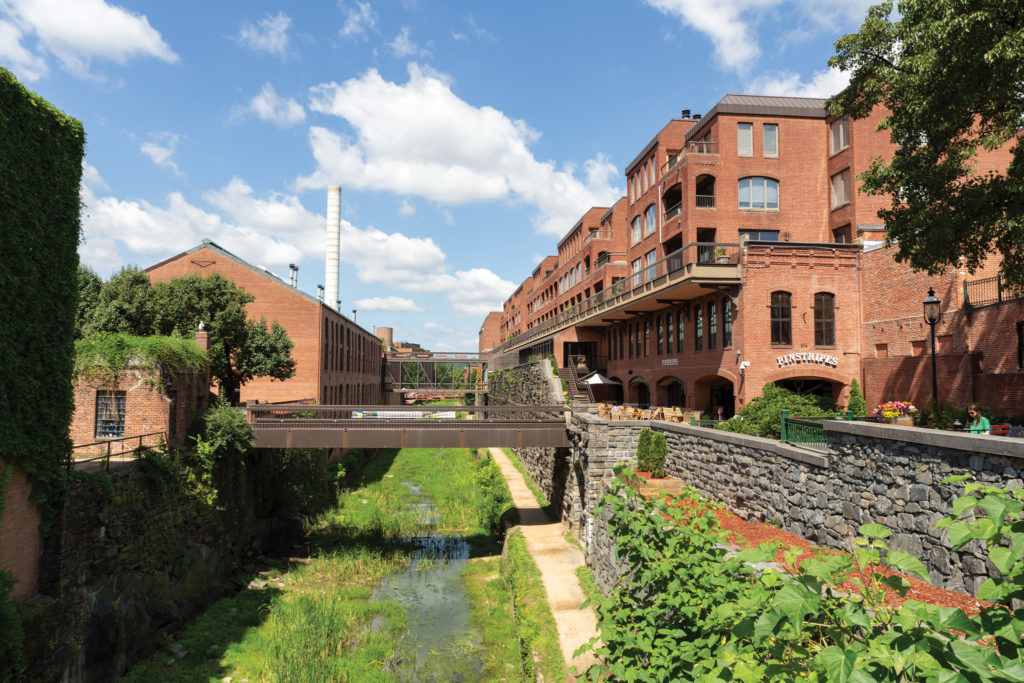 The Chesapeake and Ohio Canal in Georgetown