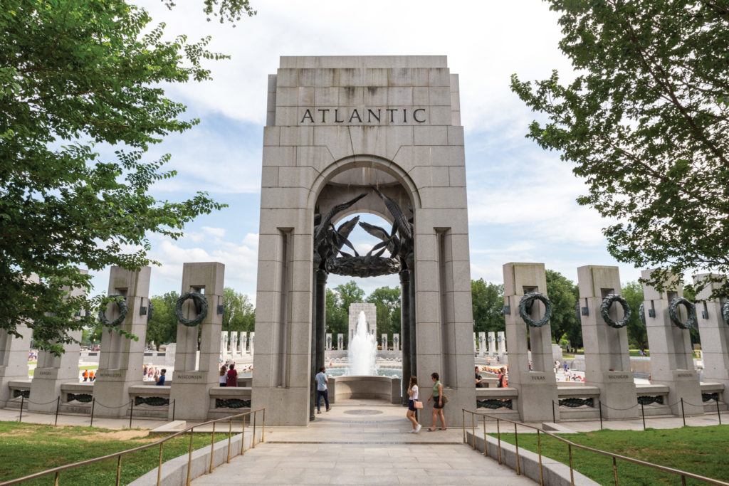 The World War II Memorial on the National Mall