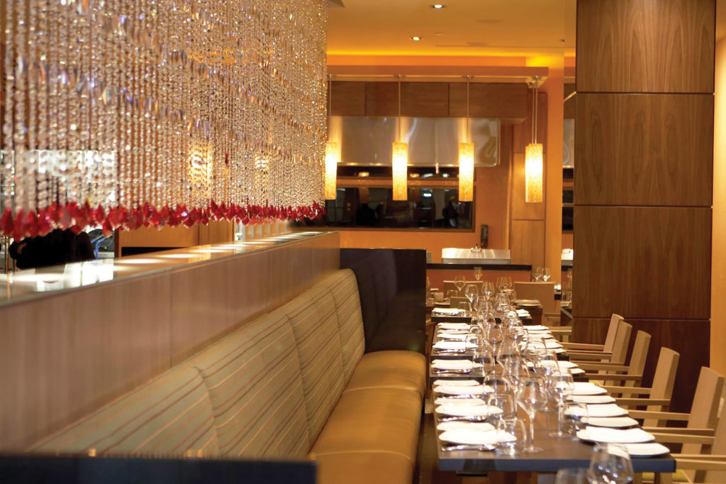 The dining room at Rasika