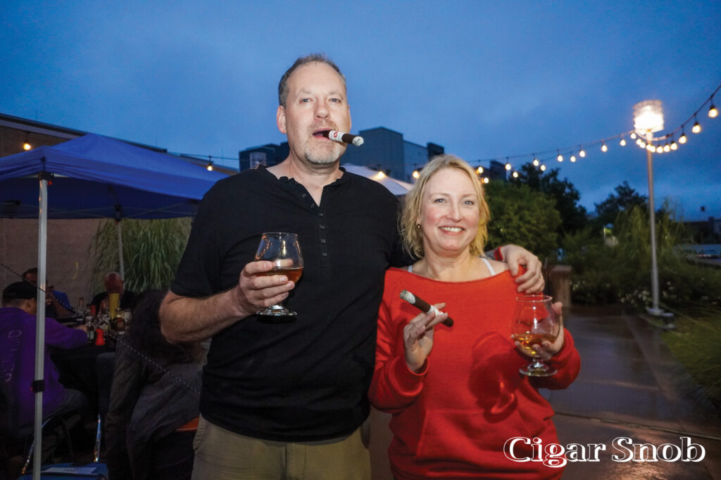 Cigar Dojo Block Party with Camacho 2 Clint and Stacey Cook2