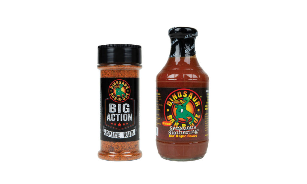 Dino BBQ rub and sauce small