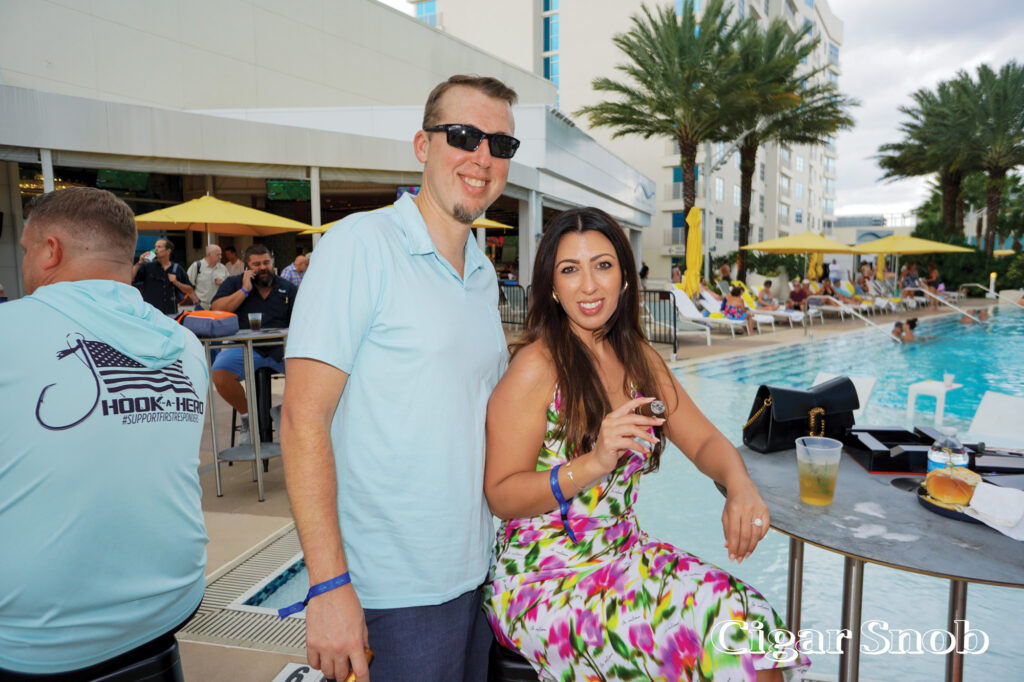 Tampa Cigar Bash 2023 14 Garrett and Dena Thomas