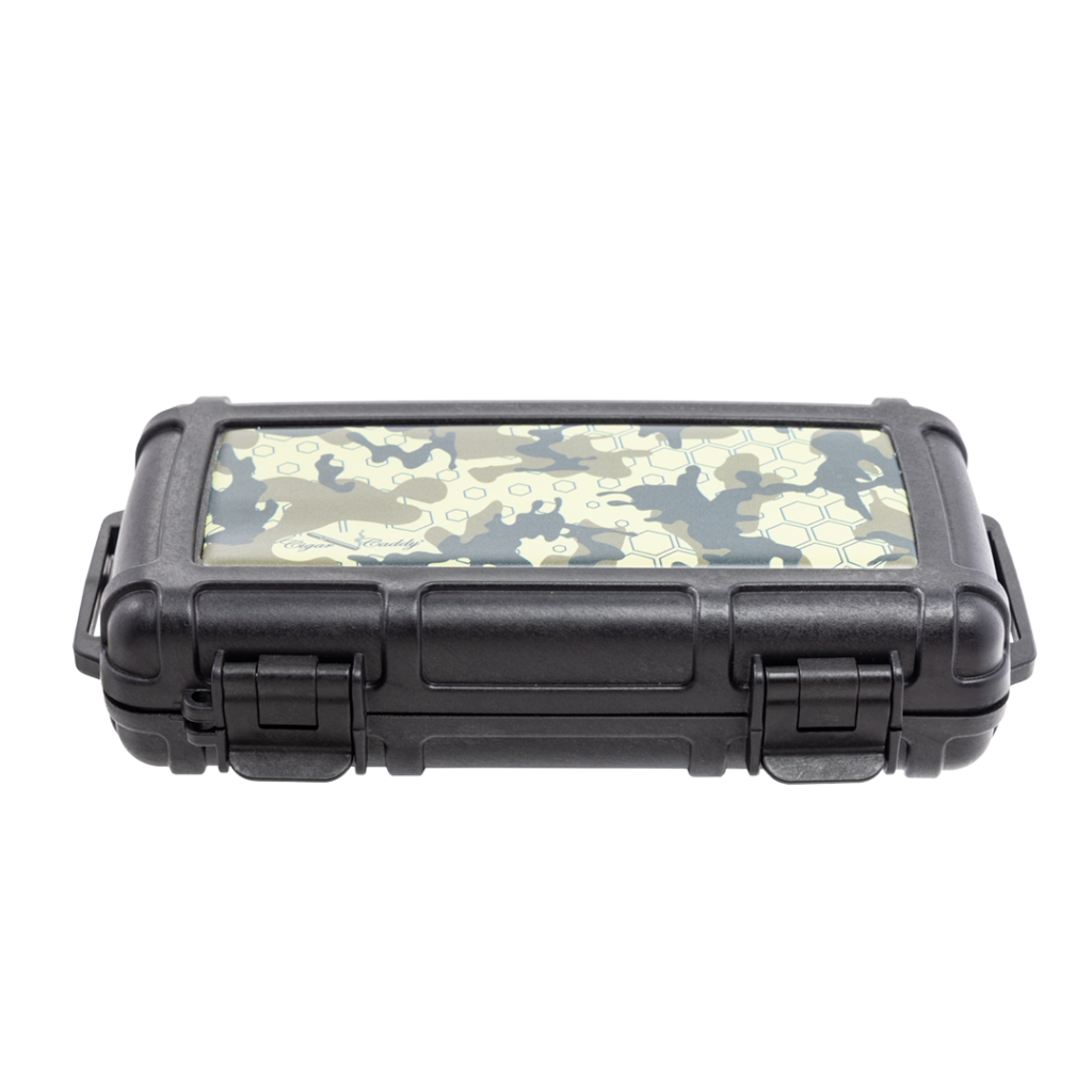 Quality Importers Reveal The 5-count Cigar Caddy Camouflage Travel Case 11 HUM CC5 CAMO 1