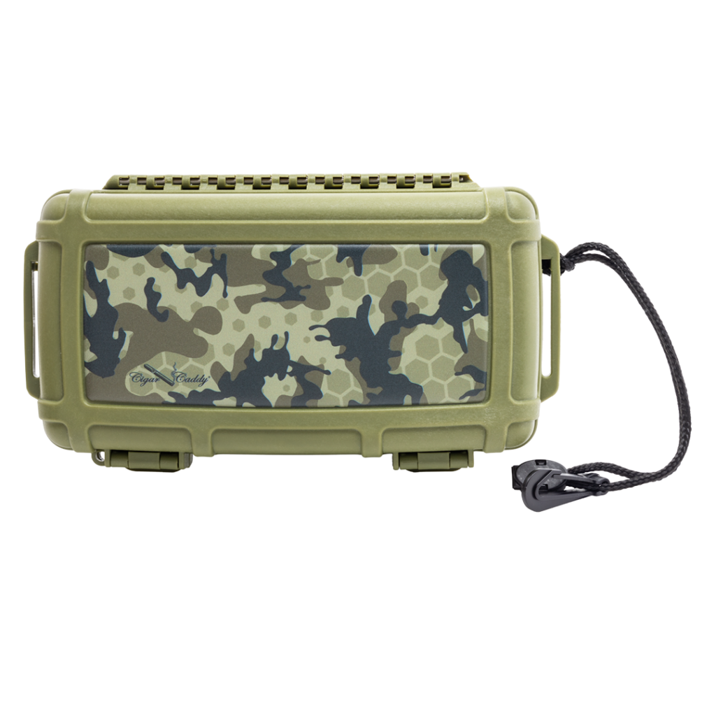 Quality Importers Reveal The 5-count Cigar Caddy Camouflage Travel Case 8 HUM CC5 GN CAMO 2