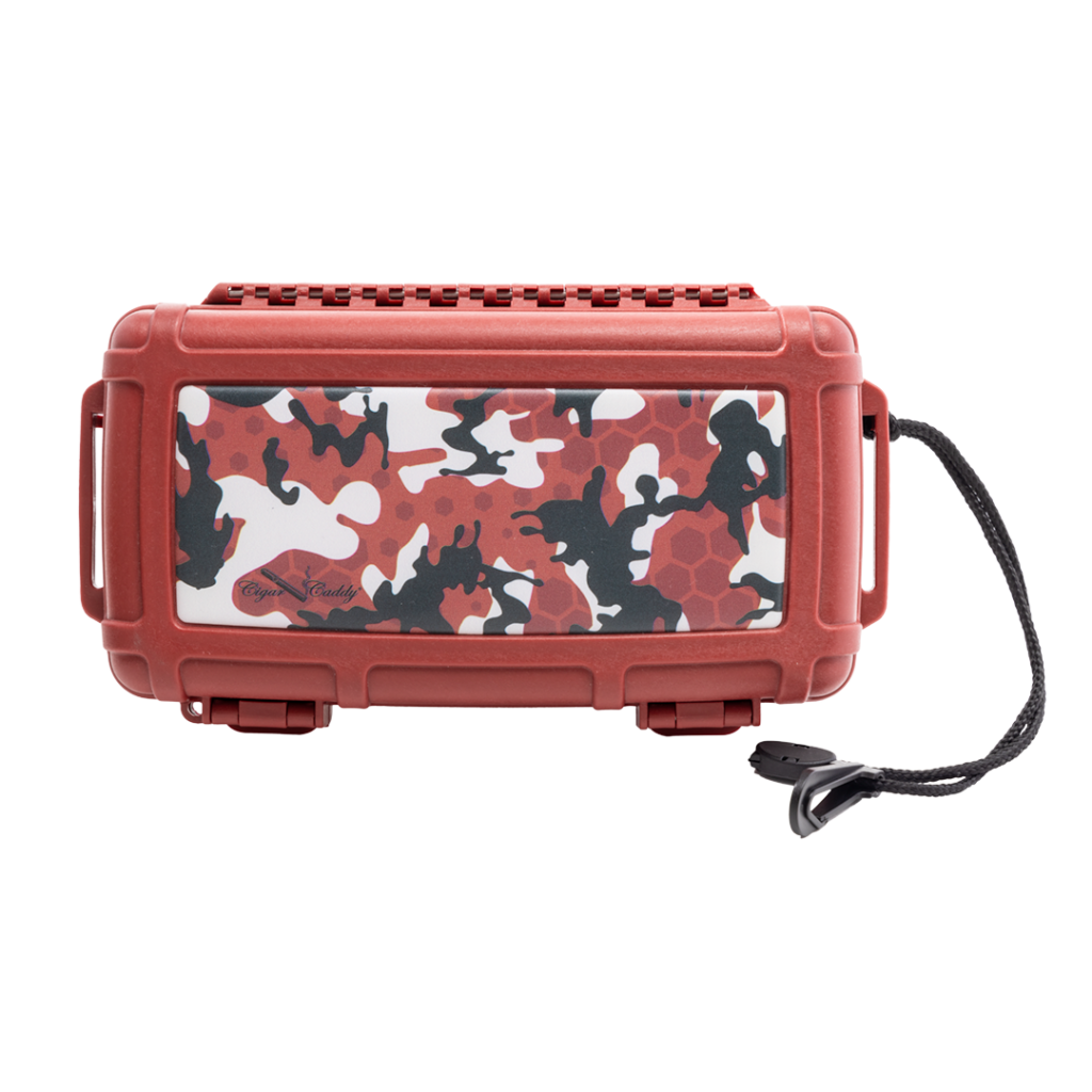 Quality Importers Reveal The 5-count Cigar Caddy Camouflage Travel Case 6 HUM CC5 RD CAMO 2