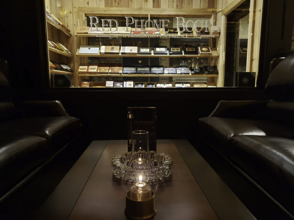 1920’s Red Phone Booth Prohibition Experience to Open in Miami’s Brickell Neighborhood 16 Humidor View