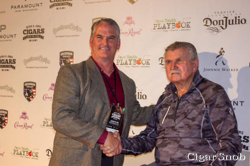 Ditka & Jaws Cigars with the Stars