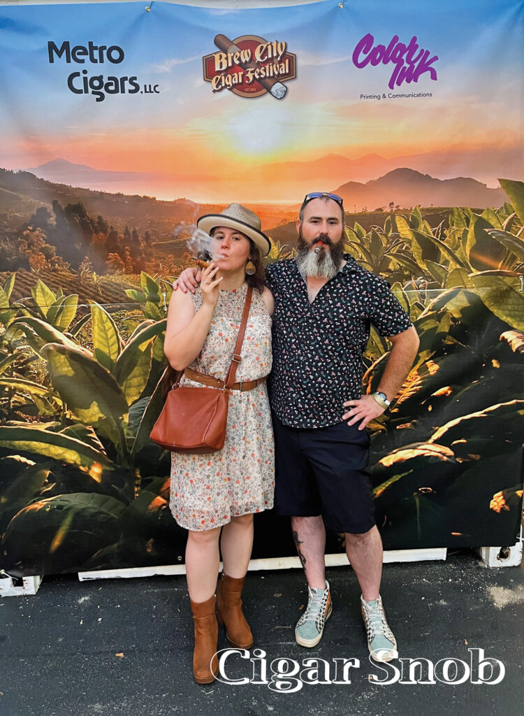 Brew City Cigar Festival 2 Keisha Kochanowski and Steven Massheimer