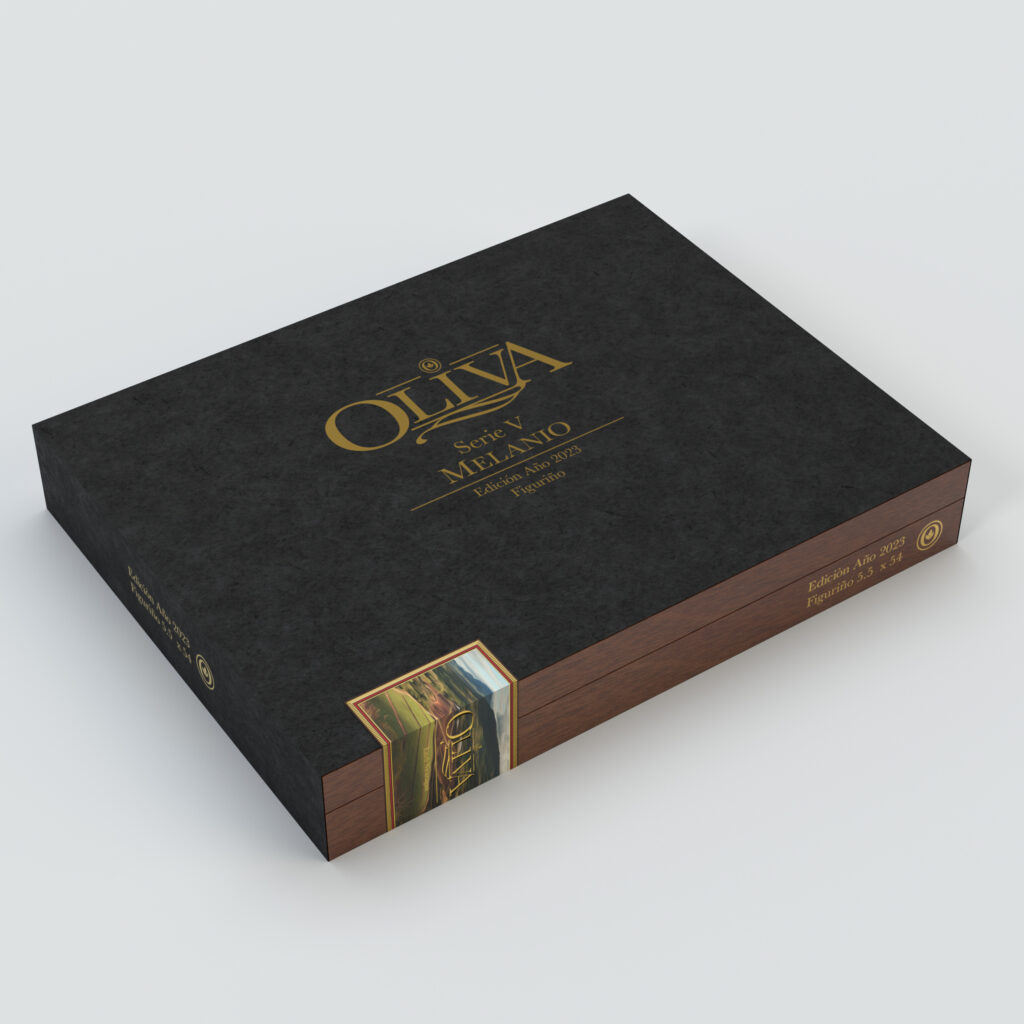 Oliva Serie V Melanio Limited Edition 2023 Figuriño Debuts at PCA 2023 1 Kist sleeve