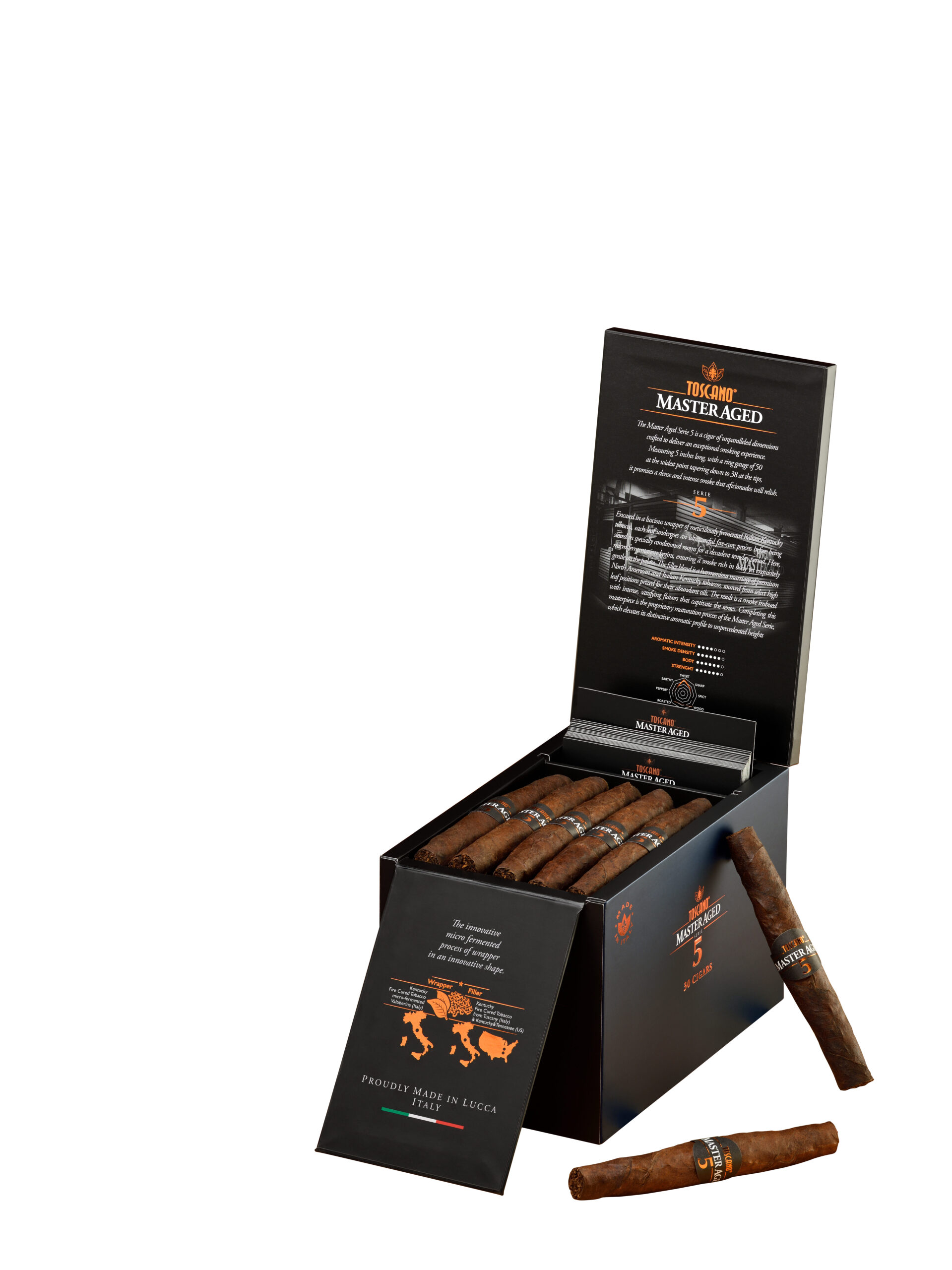 Manifatture Sigaro Toscano Returns to PCA25 with the New Toscano Master Aged Series 5 3 MA 5 Ambientata verticale scontorno 3 edited scaled