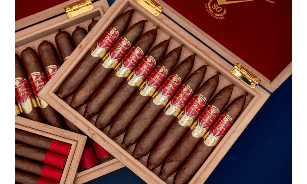 MIAMI CIGAR CO. IS NOW SHIPPING THE HIGHLY ANTICIPATED NM80. OFFICIAL LAUNCH DINNER EVENT IN CELEBRATION OF NESTOR MIRANDAS BIRTHDAY AT CITY CIGAR LOUNGE.1