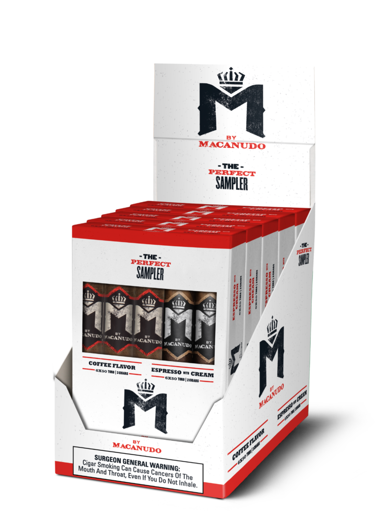 Macanudo Gets Into the Holiday Spirit with Inspirado and M Samplers 1 Mac M Holiday display