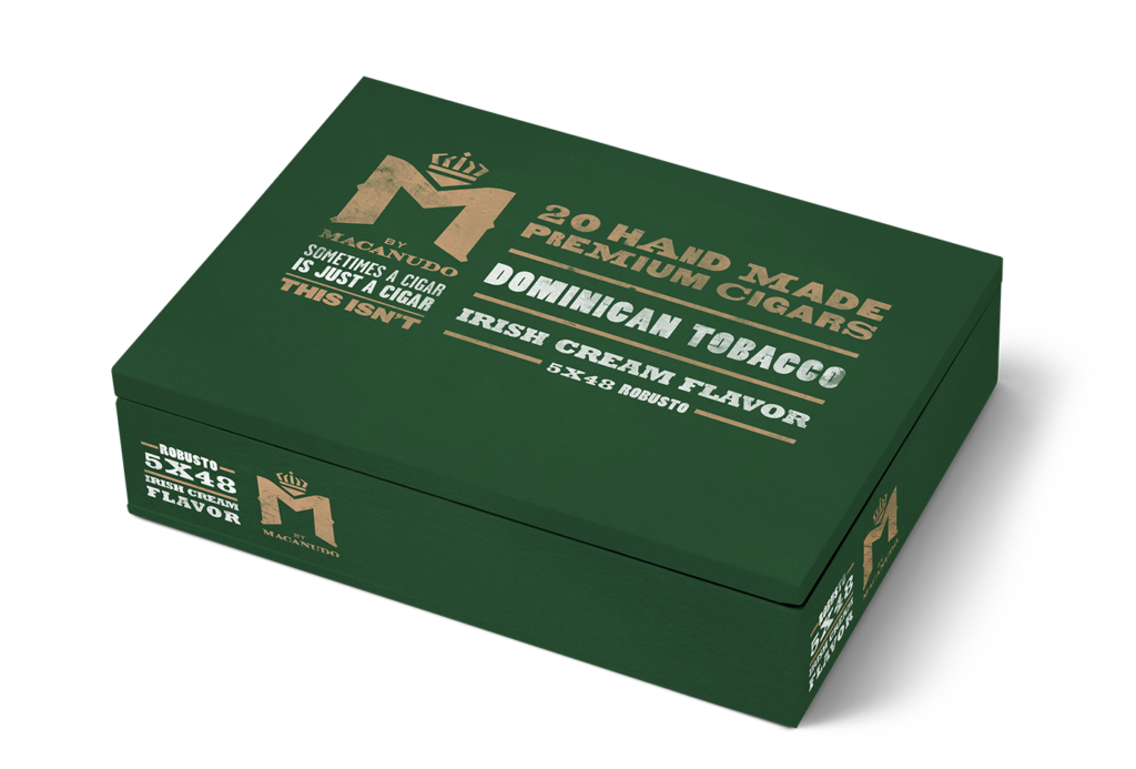 Macanudo Expands M by Macanudo Flavored Lineup 2 Macanudo M Flavors Irish Cream box