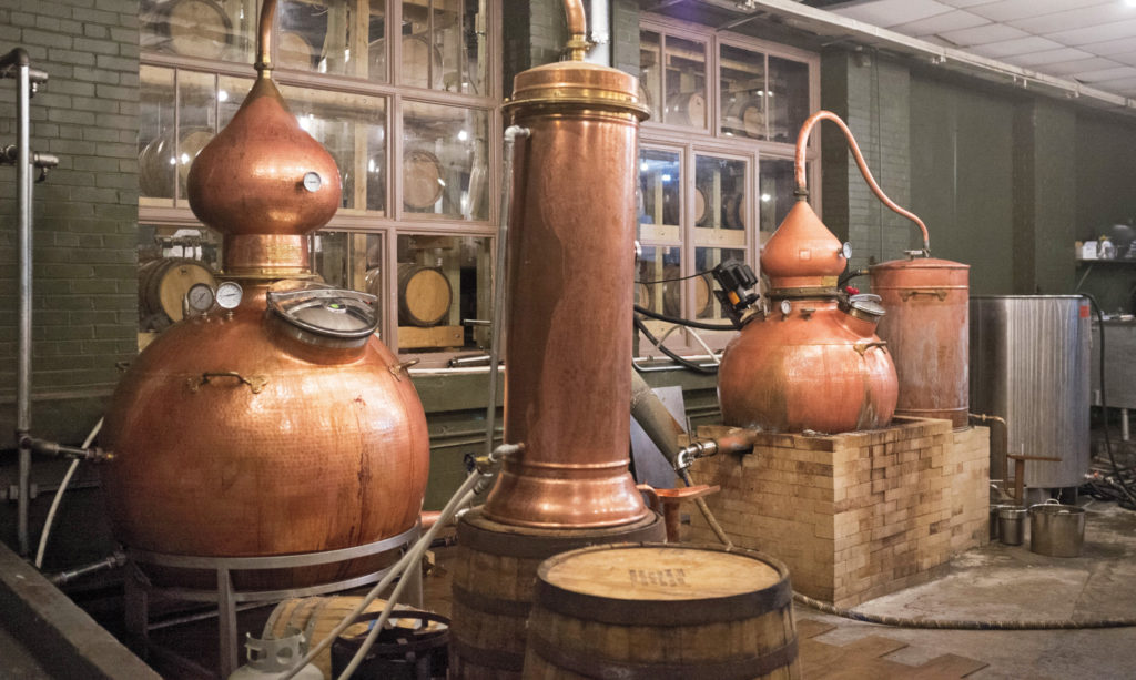 Maggie’s Farm Rum is made at Allegheny Distilling in Pittsburgh’s historic Strip District. Founded in 2013 it’s the first commercially available rum made in the state since Prohibition