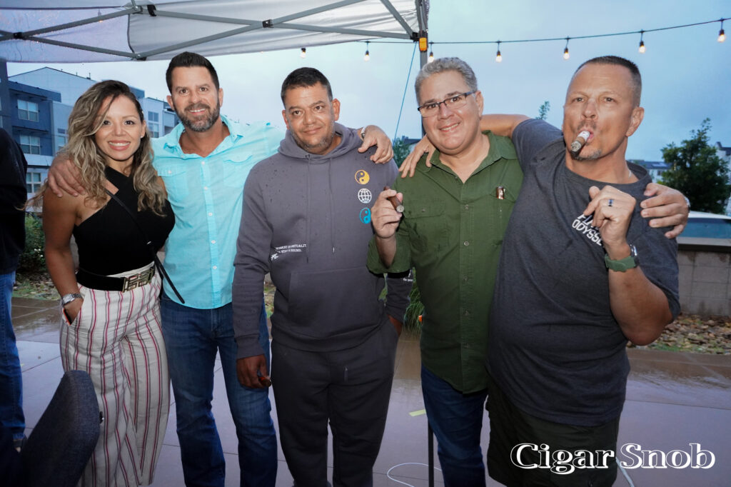 Cigar Dojo Block Party with Camacho 6 Maura Moraga Jose Pepito Matinez Heriberto Rubio Ramon Adato and Barry Driscoll