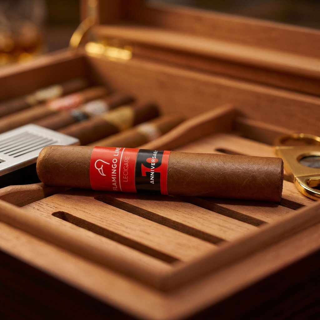 Lecigare.ch Announces Flamingo 10th Anniversary 5 Mood Humidor V4 Flamingo Line 10th Anniversary