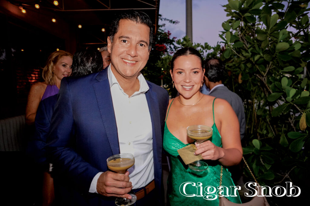 Launch of Trinidad Espiritu Series 3 at CHICA, Miami 5 Pablo Coll and Stephanie Prentice