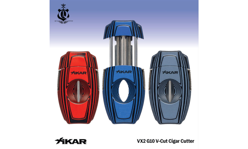 Quality Importers announces XIKAR Cutters VX2 G10 V Cut and XI1 Perfect Cut Cigar Cutter is shipping globally.3