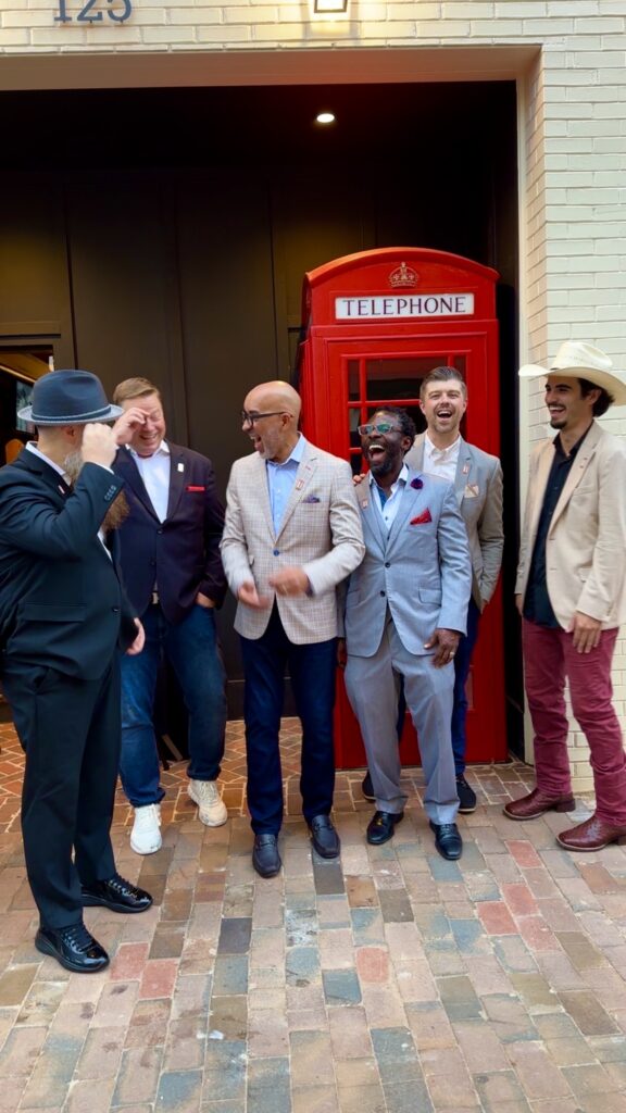 Red Phone Booth Opens in Durham, N.C. 4 Red Phone Booth Durham Team