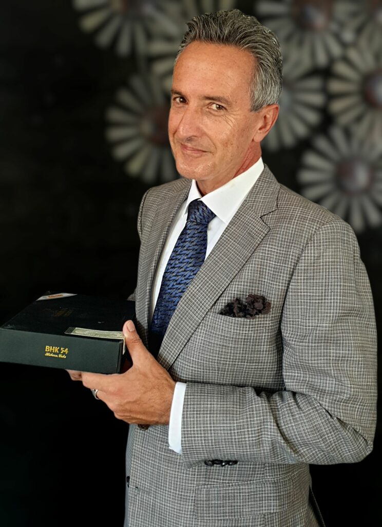 Rob Ayala Bond Roberts with Cohiba Behike 54
