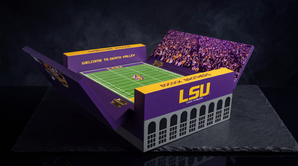 SideAngle View Stadium LSU