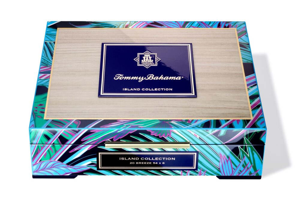 Altadis U.S.A. and Tommy Bahama Announce Trinidad x Tommy Bahama Island Collection 2 TRINIDAD T.Bahama Box Closed
