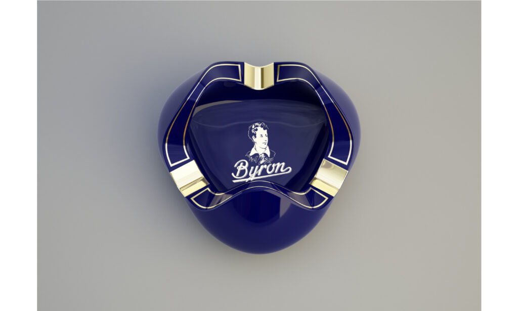 The Elegance of Byron: Limited Edition Porcelain Ashtrays Available 2 The Elegance of Byron Limited Edition Porcelain Ashtrays Available.1
