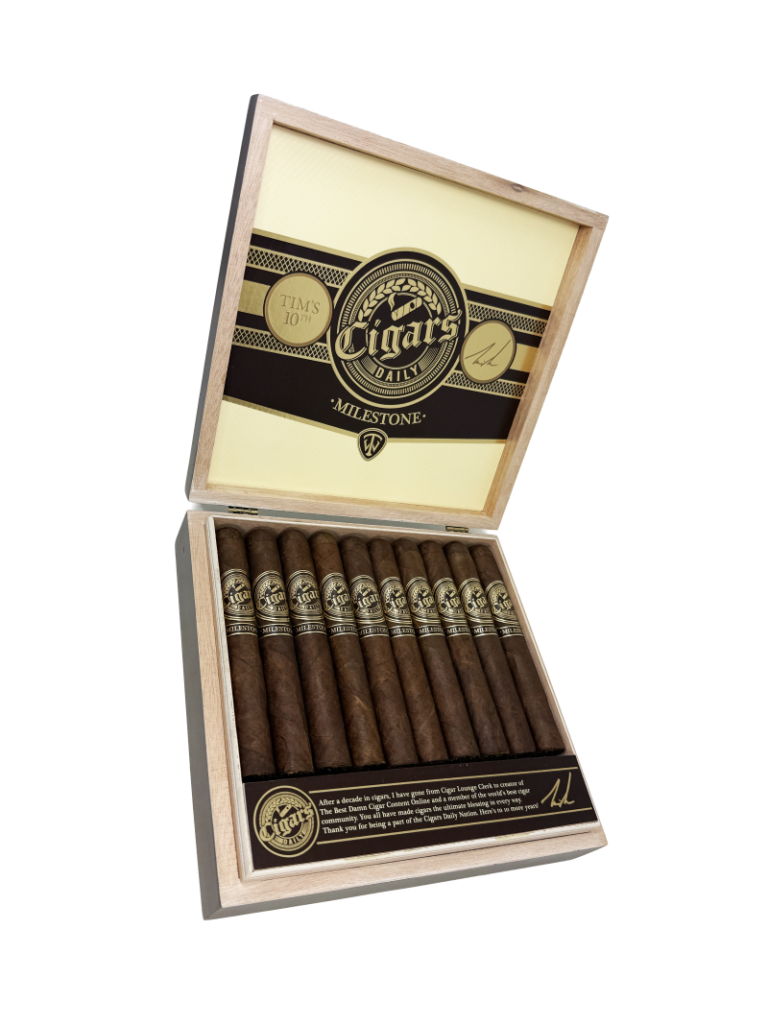 Cigars Daily Founder Tim Swanson Announces Milestone, a 10-Year Anniversary Cigar