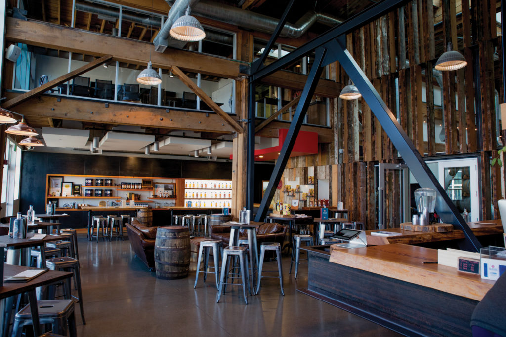 Westland Distillery in the industrial district
