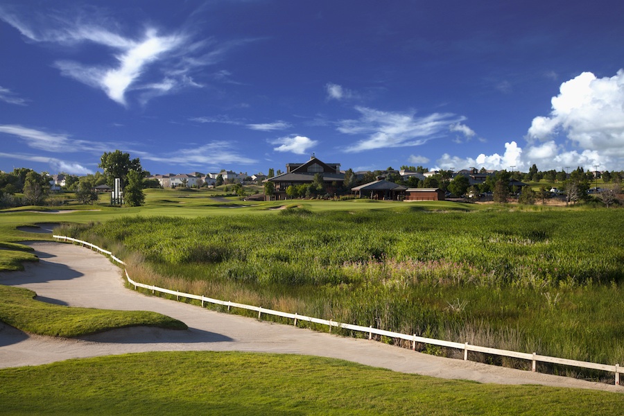 The view from the 18th hole at Green Valley Ranch